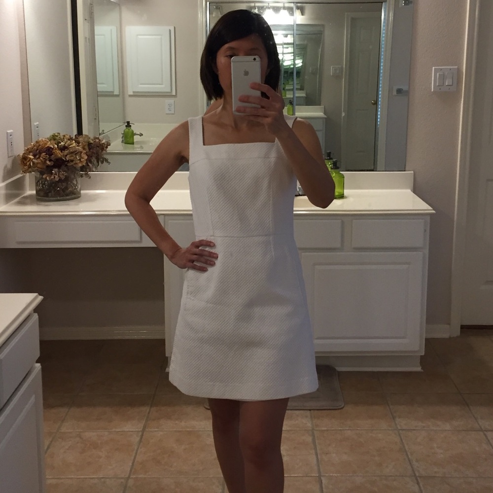 Tory Burch white sleeveless dress
